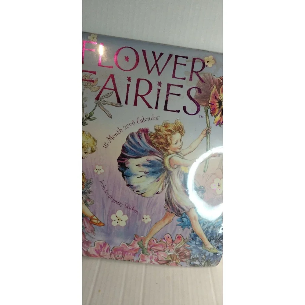 Whimsycal Fairycore collectible Flower Fairies 16Month 2008 Calendar Cicely Mary